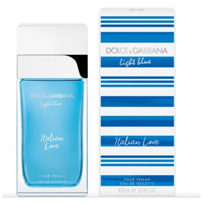 Dolce & Gabbana Eau de Toilette Feminino 100ml Perfume Light Blue Italian Love Pour Femme